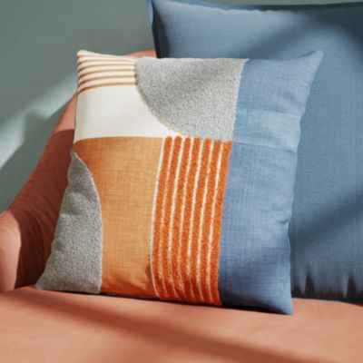 Housse de coussin Deoli imprimé et tufté géométrique multicouleurs l.45 x L.45cm GoodHome