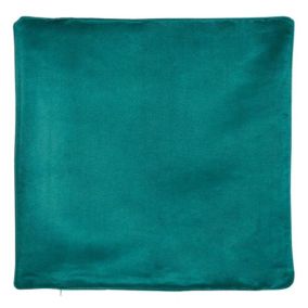 Housse de Coussin  - Effet Satiné (45x45 cm - Vert emeraude)