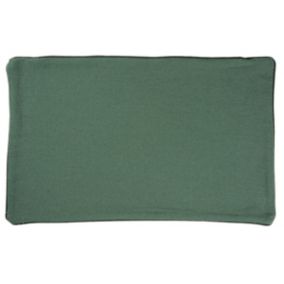 Housse de coussin en coton et chanvre (30x50 cm - Vert)