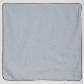 Housse de Coussin en Lin Lavé (40x40 cm - Bleu ciel)