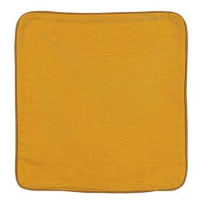 Housse de coussin en poly/lin (40x40 cm - Orange)