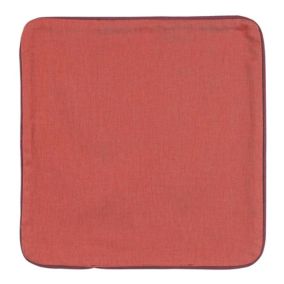 Housse de coussin en poly/lin (40x40 cm - Rose poudré)