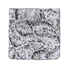 Housse de coussin esprit jungle tropicale (40x40 cm - Naturel)