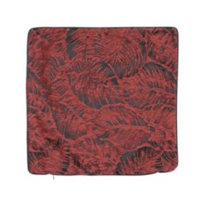 Housse de coussin esprit jungle tropicale (40x40 cm - Orange)