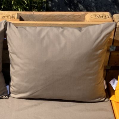 Housse de coussin extérieur (50x60 cm - Taupe)