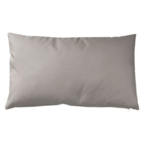 Housse de coussin extérieur avec zip (30x50 cm - Beige)