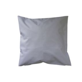 Housse de coussin extérieur avec zip (45x45 cm - Argent)