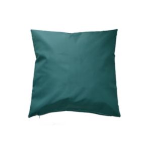 Housse de coussin extérieur avec zip (45x45 cm - Bleu Paon)