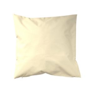 Housse de coussin extérieur avec zip (45x45 cm - Ecru)