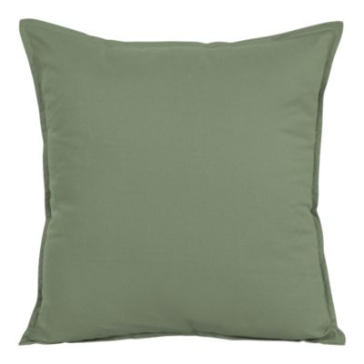 Housse de coussin Hiva vert kaki clair l.45 x L.45cm GoodHome
