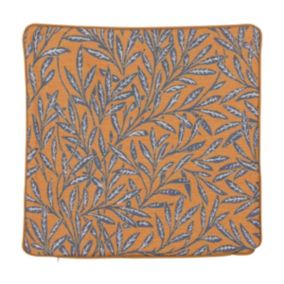 Housse de coussin imprimée "olivier" (40x40 cm - Orange)