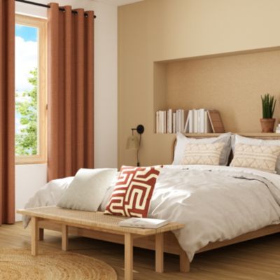 Housse de coussin Isti chenille beige l.45 x L.45cm GoodHome
