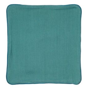 Housse de coussin Libeccio (40x40 cm - Bleu Paon)