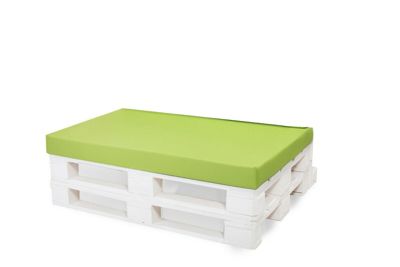 Housse de coussin pour palette de dimensions 120x60x10cm housse de coussin avec fermeture éclair taie d'oreiller citron