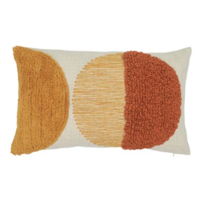 Housse de coussin Tageu motif tufté géométrique multicouleurs l.30 x L.50cm GoodHome