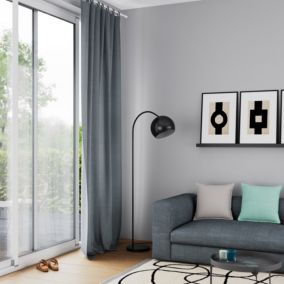 Housse de coussin uni bleu céladon L.45 x l.45cm