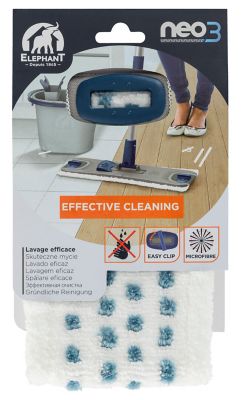 Housse de lavage recharge pour balai à plat Neo Élephant