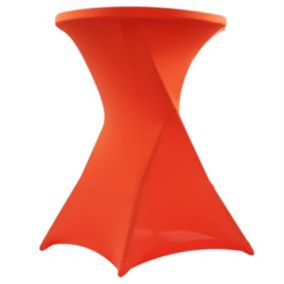 Housse de mange-debout 110x80 cm orange  Oviala