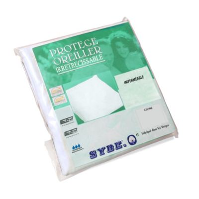 Housse de protection d'oreiller imperméable 60x60 cm CELINE Blanc