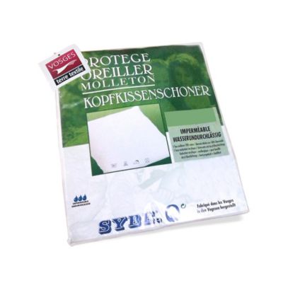Housse de protection d'oreiller imperméable ANTONY 80x80 cm Blanc