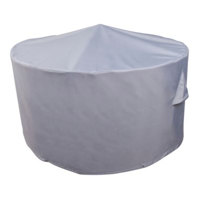Housse de protection GoodHome pour table ronde gris H.60cm
