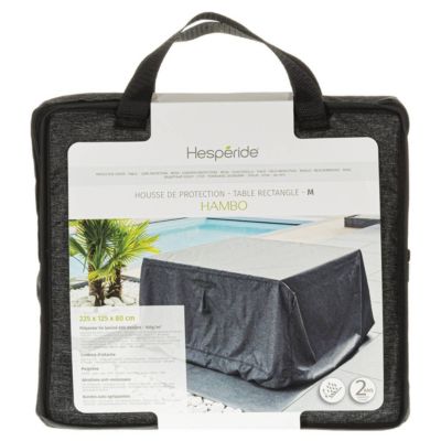 Housse de protection "Hambo" pour table rectangulaire M 225x125x80cm en polyester - Hespéride