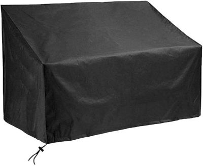 Housse de protection pour banc de jardin Housse de banc 2 places imperméable Tissu O ford 210D respirant 134 66 63 89cm