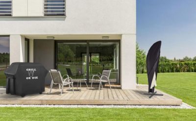 Housse de protection pour barbecue Ferocity S 105x100x48 cm noir 1 pc.