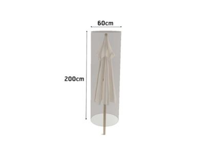 Housse de protection pour parasol COVERTOP - Taupe - 60 x 200 cm