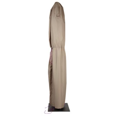 Housse de protection pour parasol déporté 240 cm taupe