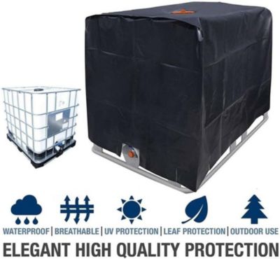 Housse De Réservoir IBC 1000 L - Protection Thermique Anti-gel Et UV - Tissu Oxford épais Avec Doublure Coton - 10
