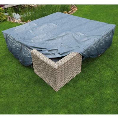 Housse de protection pour salon de jardin bas, Dimensions H70 x 200 x ...