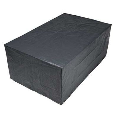 Housse de protection pour table rectangulaire et chaises de jardin, Dimensions H90 x 225 x 143 cm
