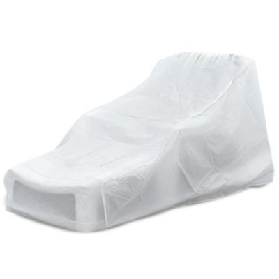Housse de protection transat transparente 175x76x79 cm étanche et résistante