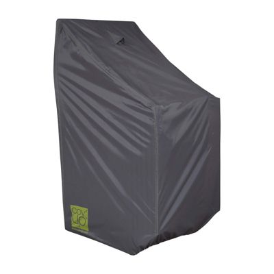 Housse de protection Urban pour chaises empilables Oviala H.120 cm gris