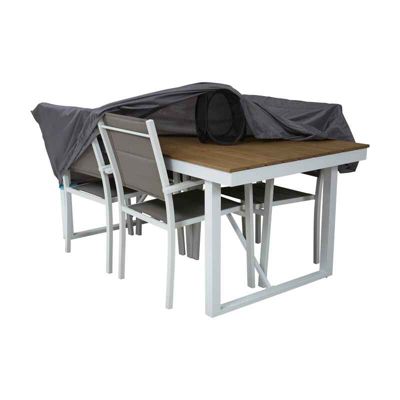 Housse De Table De Préparation De Chariot De Barbecue D'extérieur 600D Pour Table D'extérieur Portable Keter Unity De 76,2 Cm Avec Armoire De Rangement, Imperméable Et Résistante Aux UV, Housse De