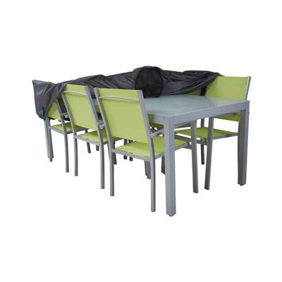 Housse de protection Urban pour table de jardin rectangulaire 200 x 130 cm Oviala