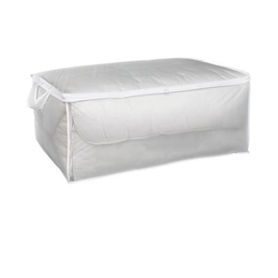 Housse de rangement pour couette Snow l. 46 x L. 60 x H. 14 cm