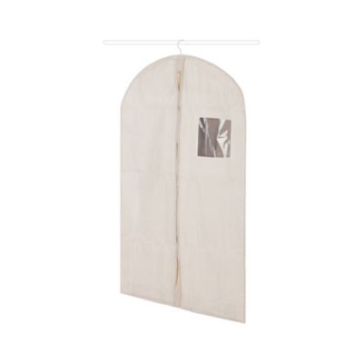 Housse de rangement pour vêtement Compactor Nancy beige H. 100 x L. 60 cm