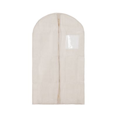 Housse de rangement pour vêtement Compactor Nancy beige H. 100 x L. 60 cm