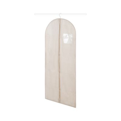 Housse de rangement pour vêtement Compactor Nancy beige H. 137 x L. 60 cm