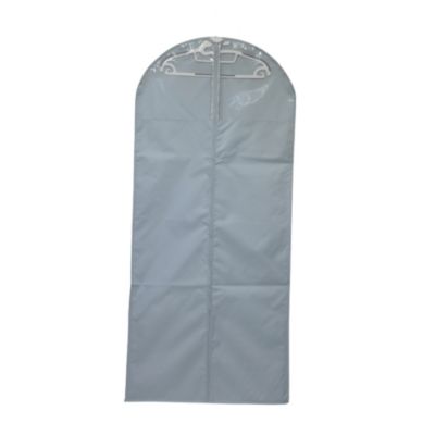 Housse de rangement pour vêtement H. 90 cm x L. 60 cm Pratiks gris clair