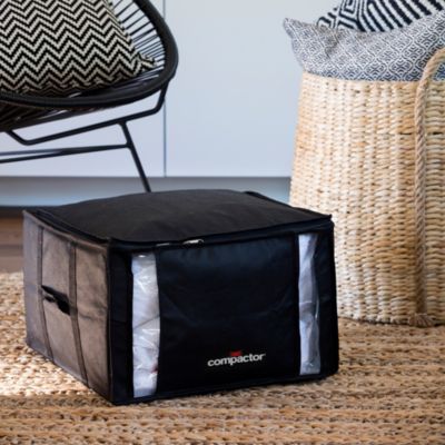 Housse de rangement sous vide 125L Compactor M noir