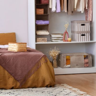 Housse de rangement sous vide Compactor beige 210L