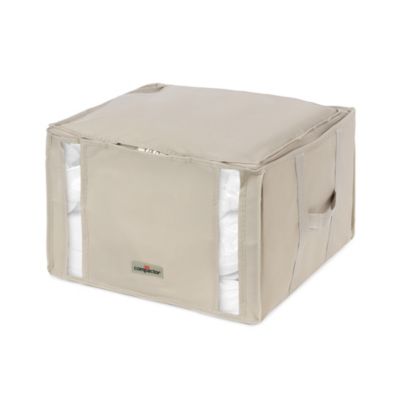 Lot De 3 Housses De Rangement Sous Vide COMPACTOR Taille M (125L) - Blanc - 40 X 42 X 25 Cm - Neuf Sous Blister