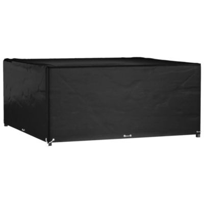 Housse de salon de jardin,Housse de mobilier de jardin 16 œillets 250x250x90 cm carré