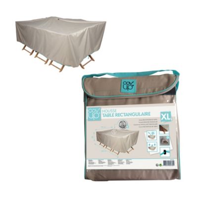 Housse de table de jardin rectangulaire 240 x 130 cm