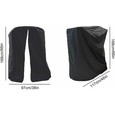Housse De Protection Imperméable Pour Tapis De Course - Tissu Oxford 210D, Ourlet élastique - Taille 125x54x15 Cm (environ)