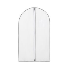 Housse de vêtement courte Compactor Neotex blanc L.108 x H. 15 x P. 45 cm