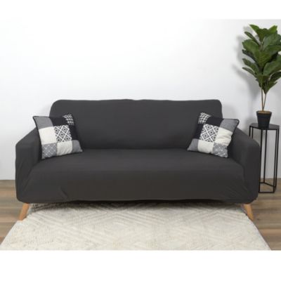 Housse Extensible Canapé - HOME DECO FACTORY - Gris